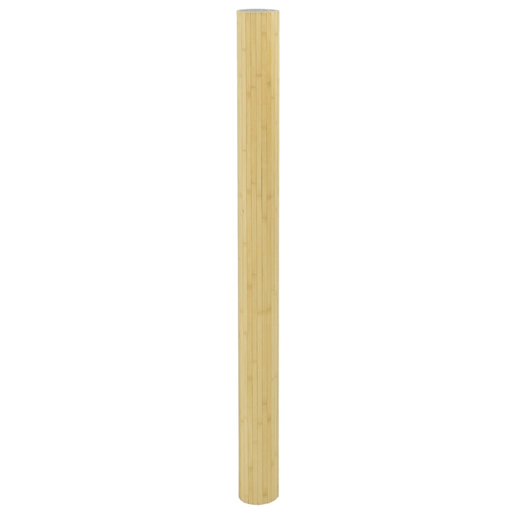 vidaXL Romdeler lys naturell 165x400 cm bambus