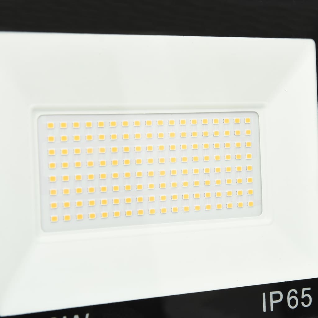 vidaXL LED-flomlys 100 W varmhvit