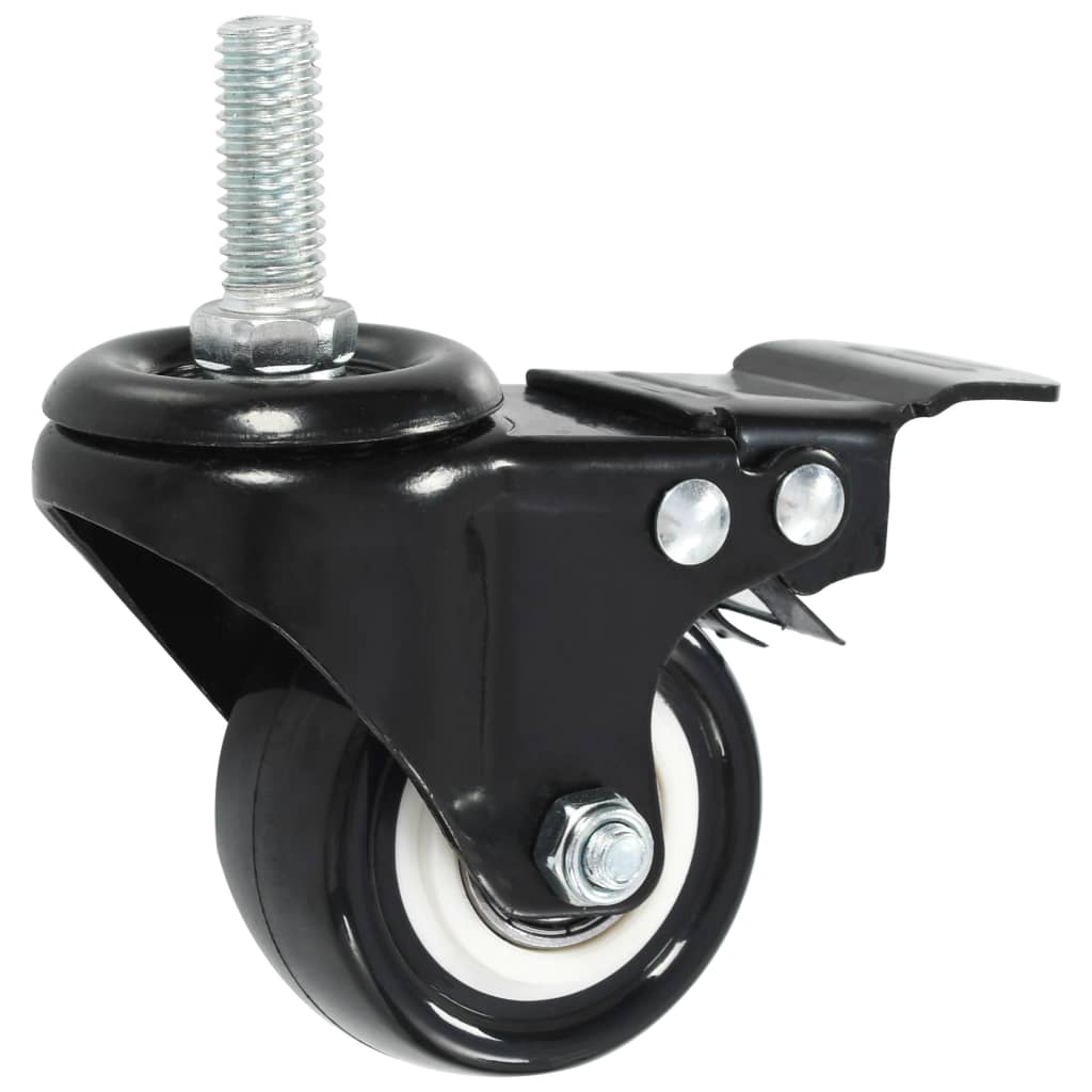 vidaXL Svinghjul med bremser 4 stk 50 mm