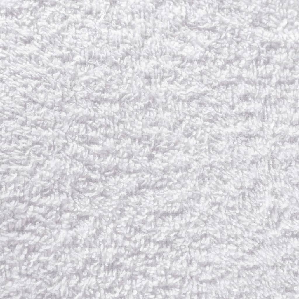 vidaXL Gjestehåndklær 25 stk bomull 350 g/m² 30x50 cm hvit