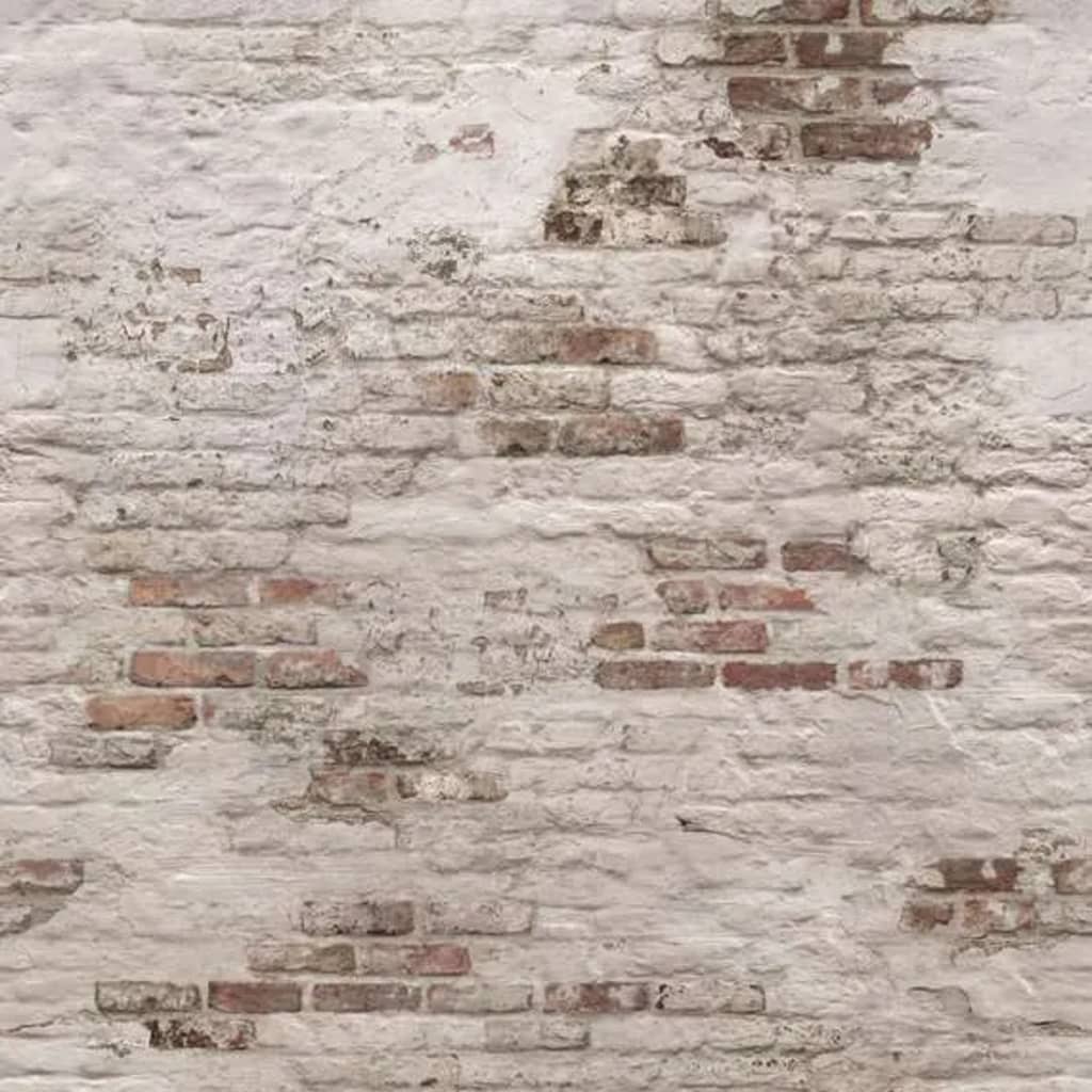 DUTCH WALLCOVERINGS Fototapet Old Brick Wall beige og brun