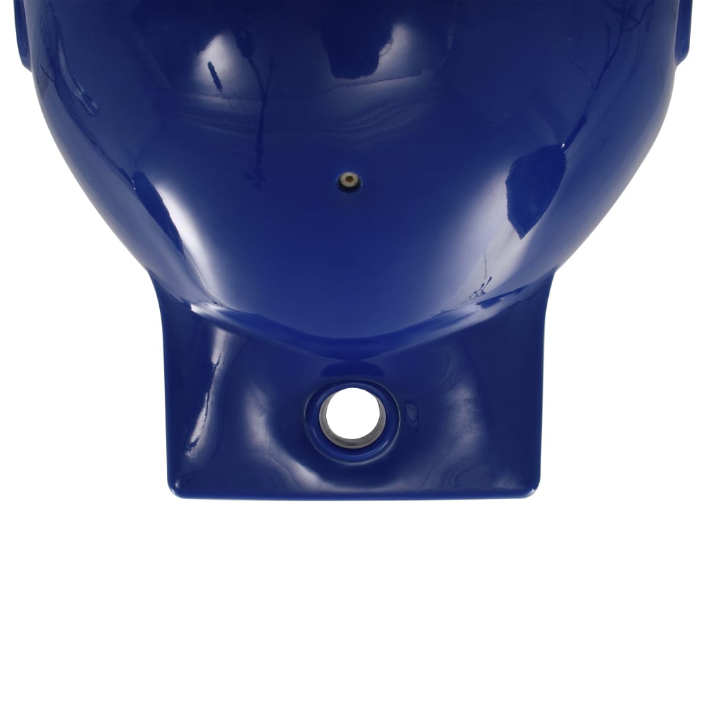 vidaXL Båtfender 2 stk blå 69x21,5 cm PVC