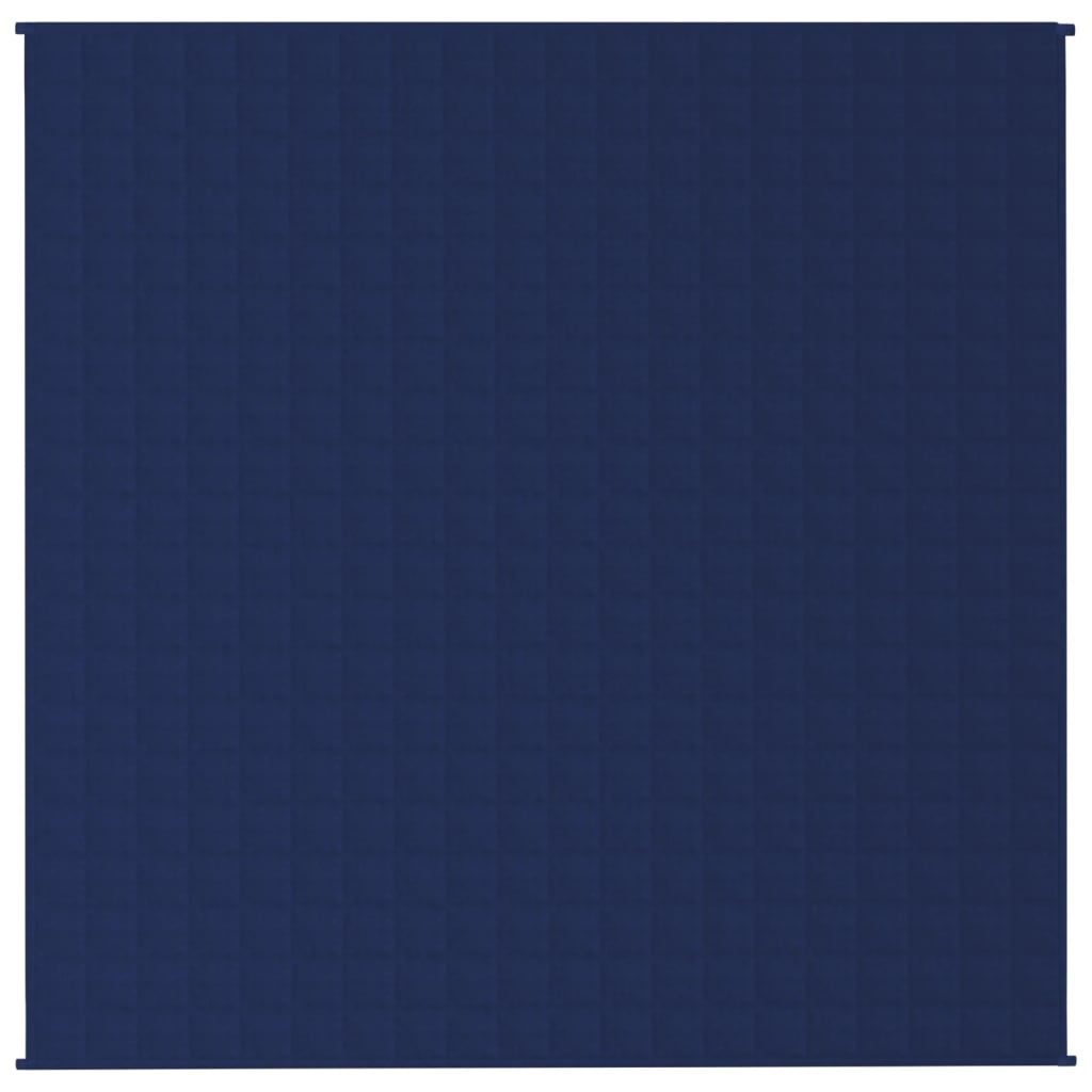 vidaXL Vektdyne blå 200x200 cm 9 kg stoff