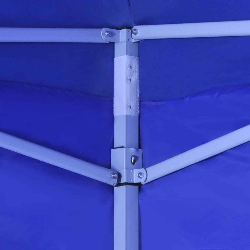 vidaXL Sammenleggbart telt med 2 vegger 3x3 m blå