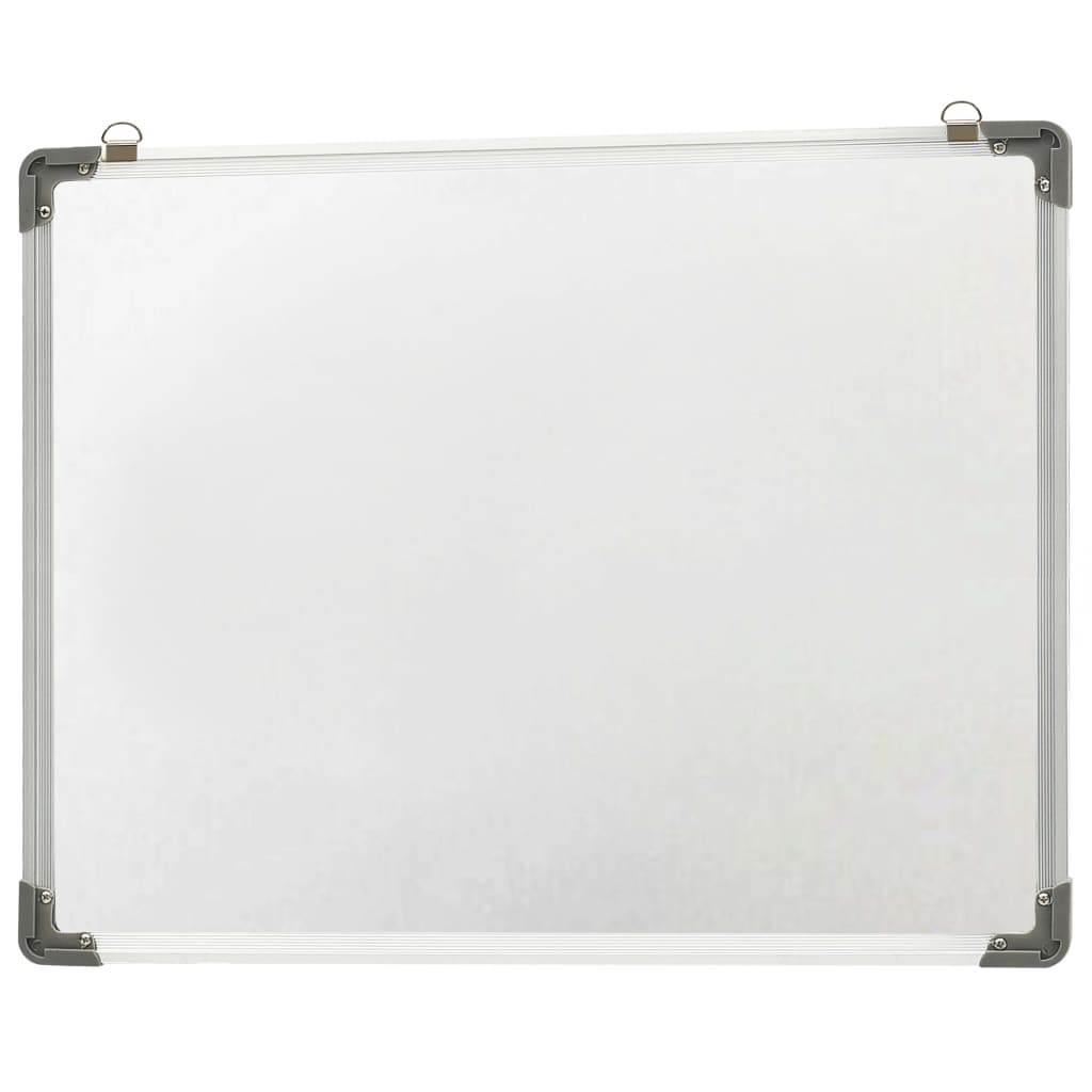 vidaXL Magnetisk tørr-viskbar tavle hvit 70x50 cm stål
