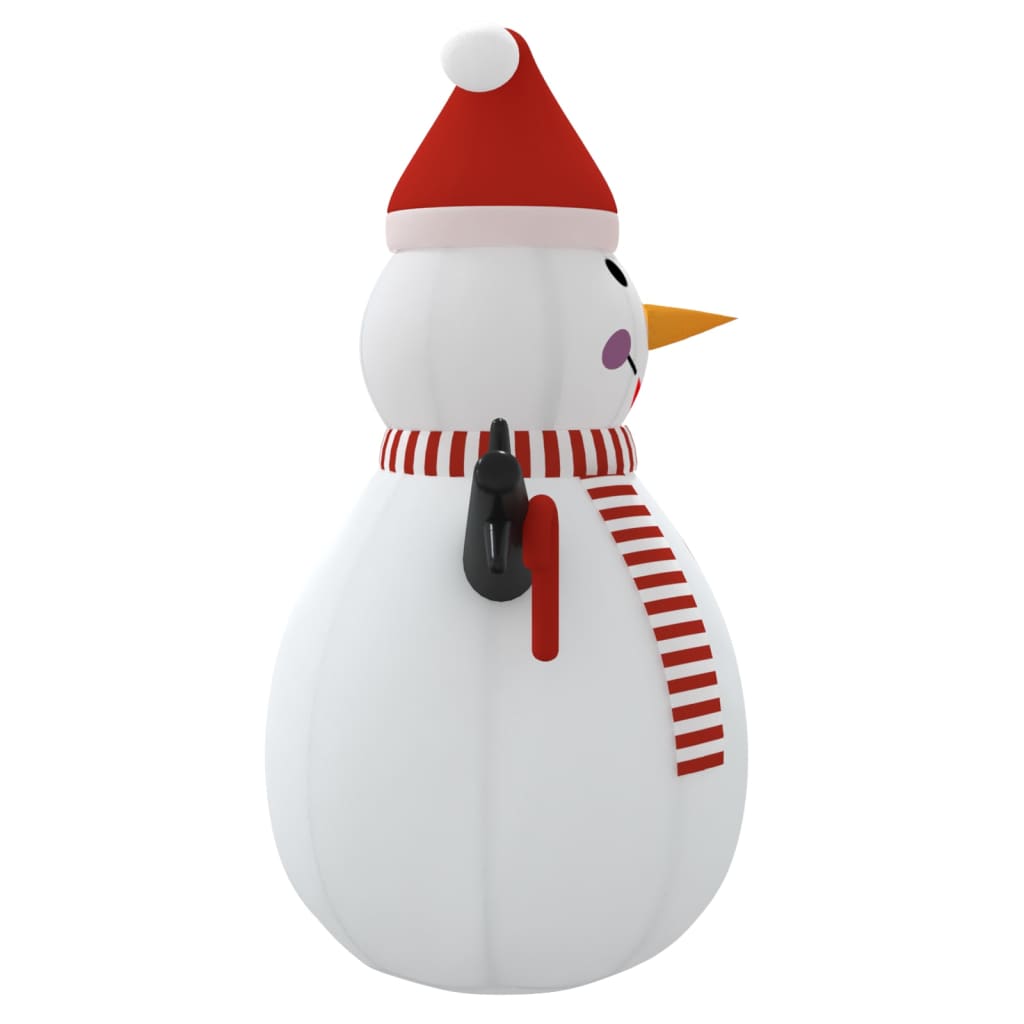 vidaXL Oppblåsbar snømann med lysdioder 250 cm