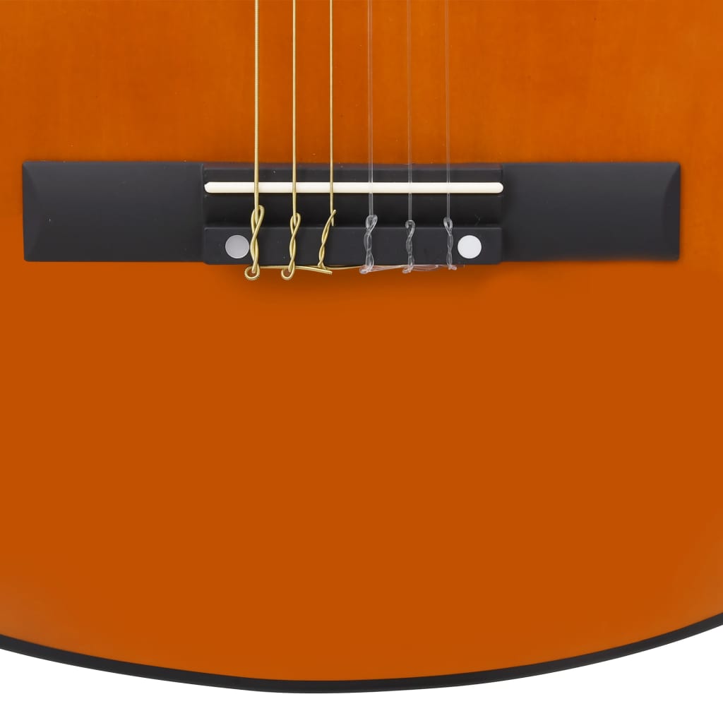 vidaXL Klassisk gitar for nybegynnere og barn 3/4 36" lind