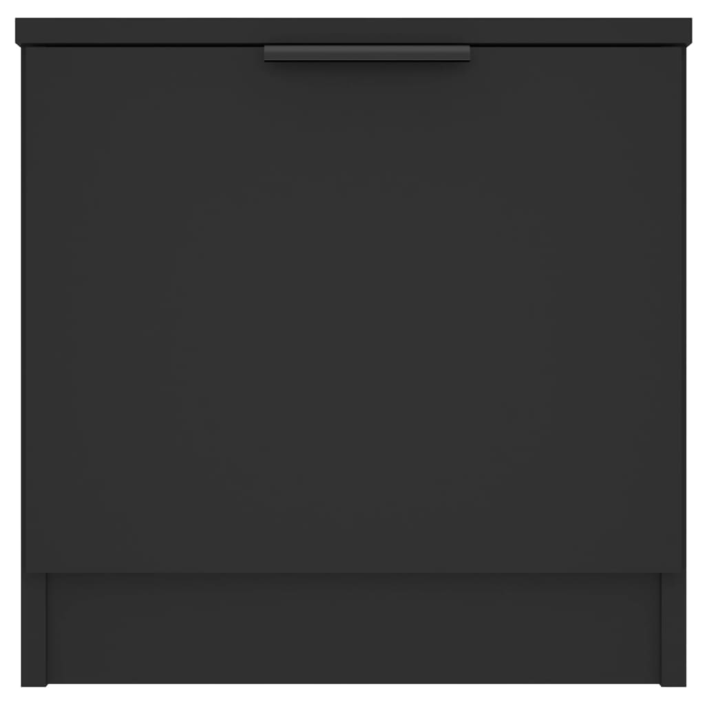vidaXL Nattbord 2 stk svart 40x39x40 cm