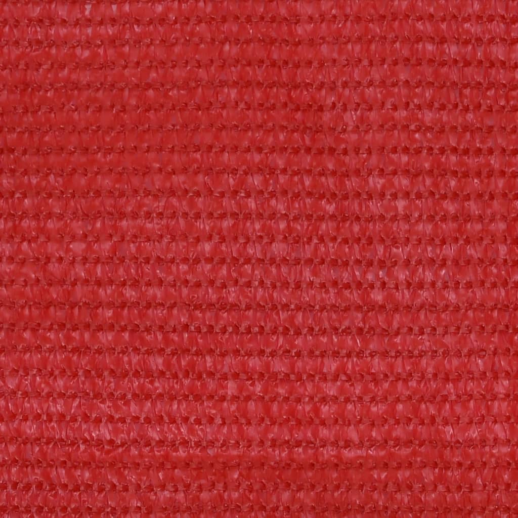 vidaXL Utendørs rullegardin 80x140 cm rød HDPE