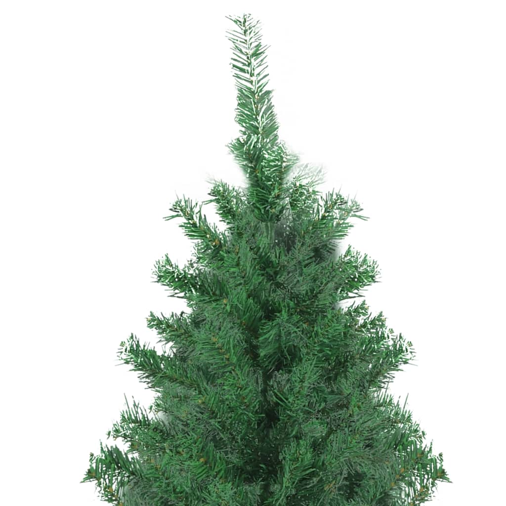vidaXL Forhåndsbelyst kunstig juletre 300 cm grønn