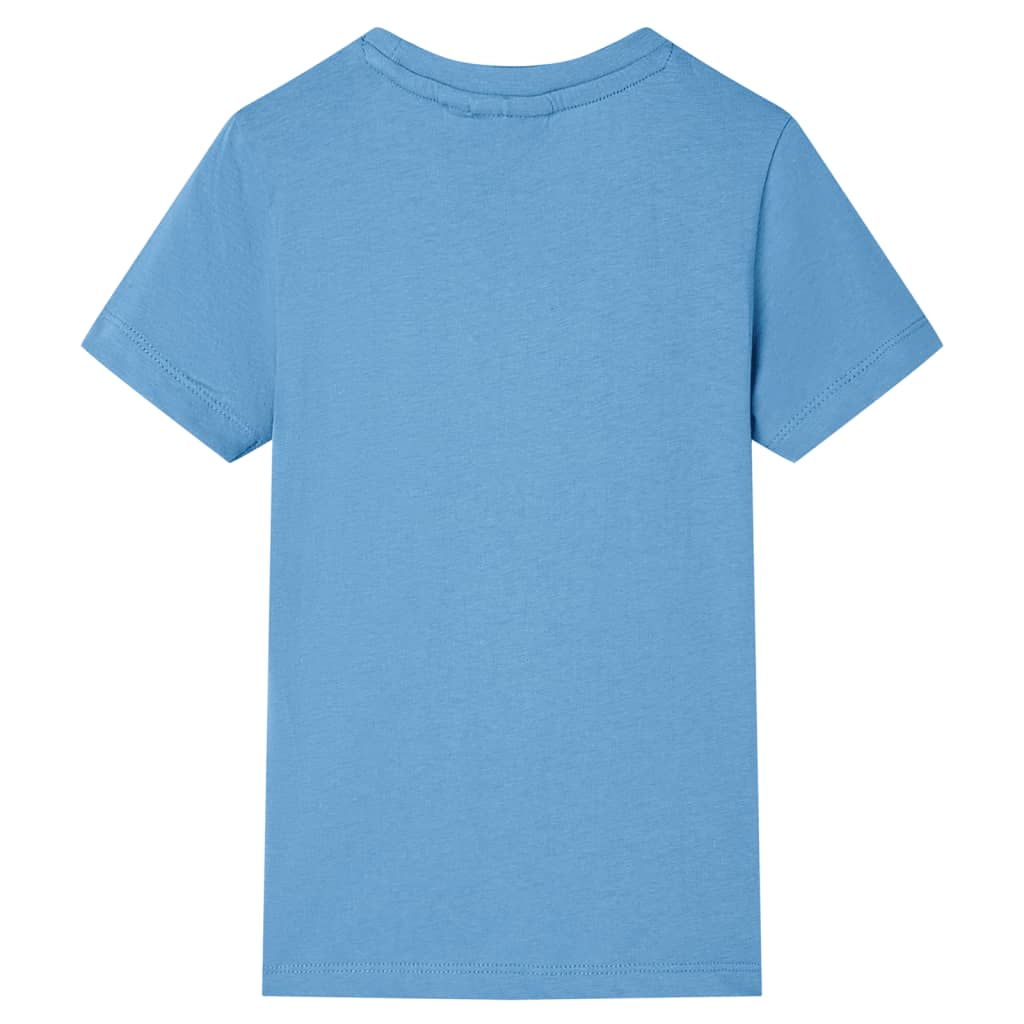 T-skjorte for barn medium blå 92