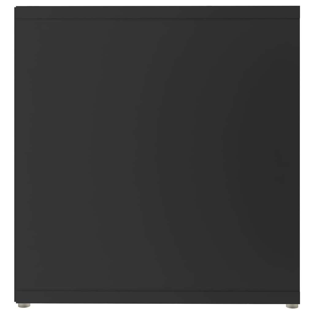 vidaXL TV-benk grå 142,5x35x36,5 cm sponplate