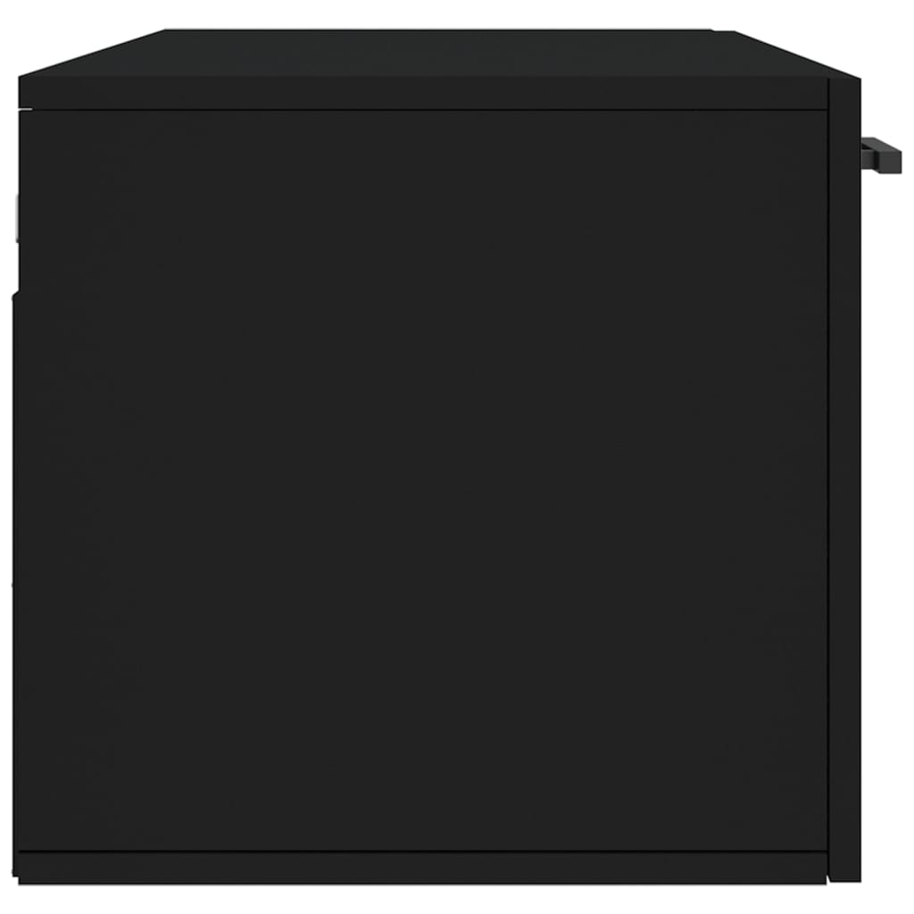 vidaXL Veggskap svart 100x36,5x35 cm konstruert tre