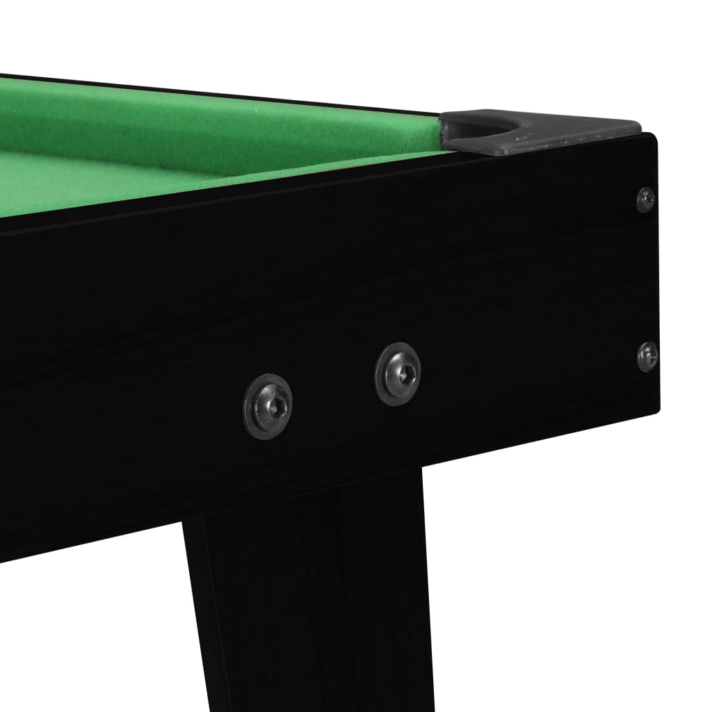 vidaXL Biljardbord mini 92x52x19 cm svart og grønn