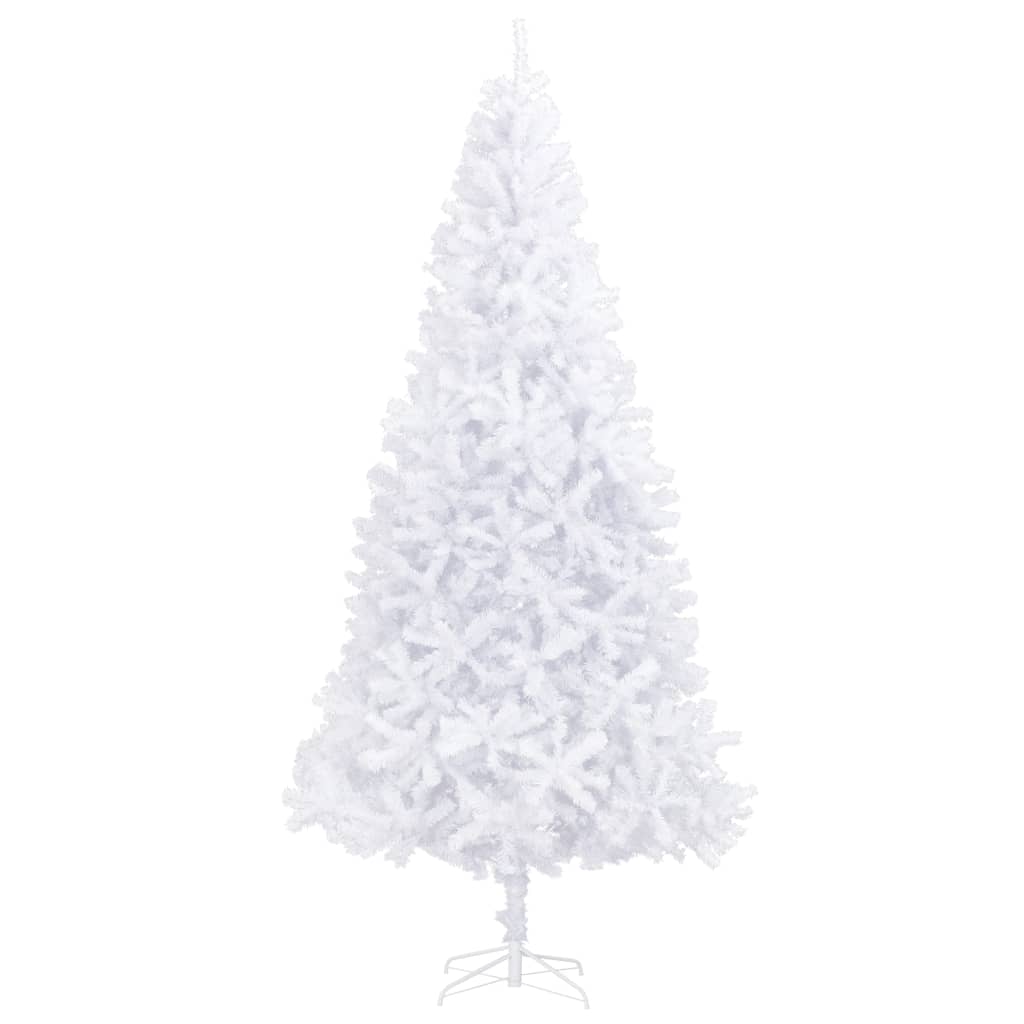 vidaXL Kunstig juletre med LED og kulesett 300 cm hvit