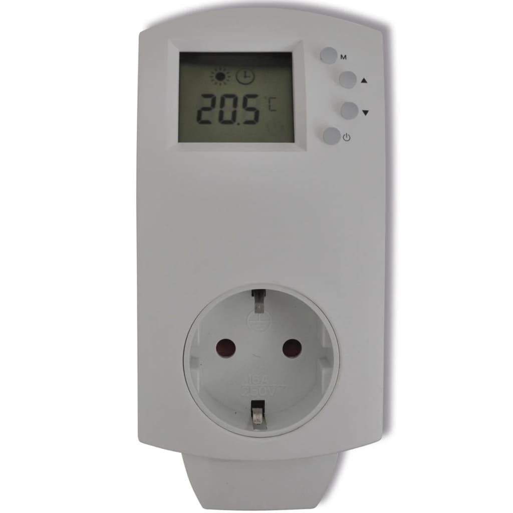 Plug-in elektronisk digital termostat for oppvarming