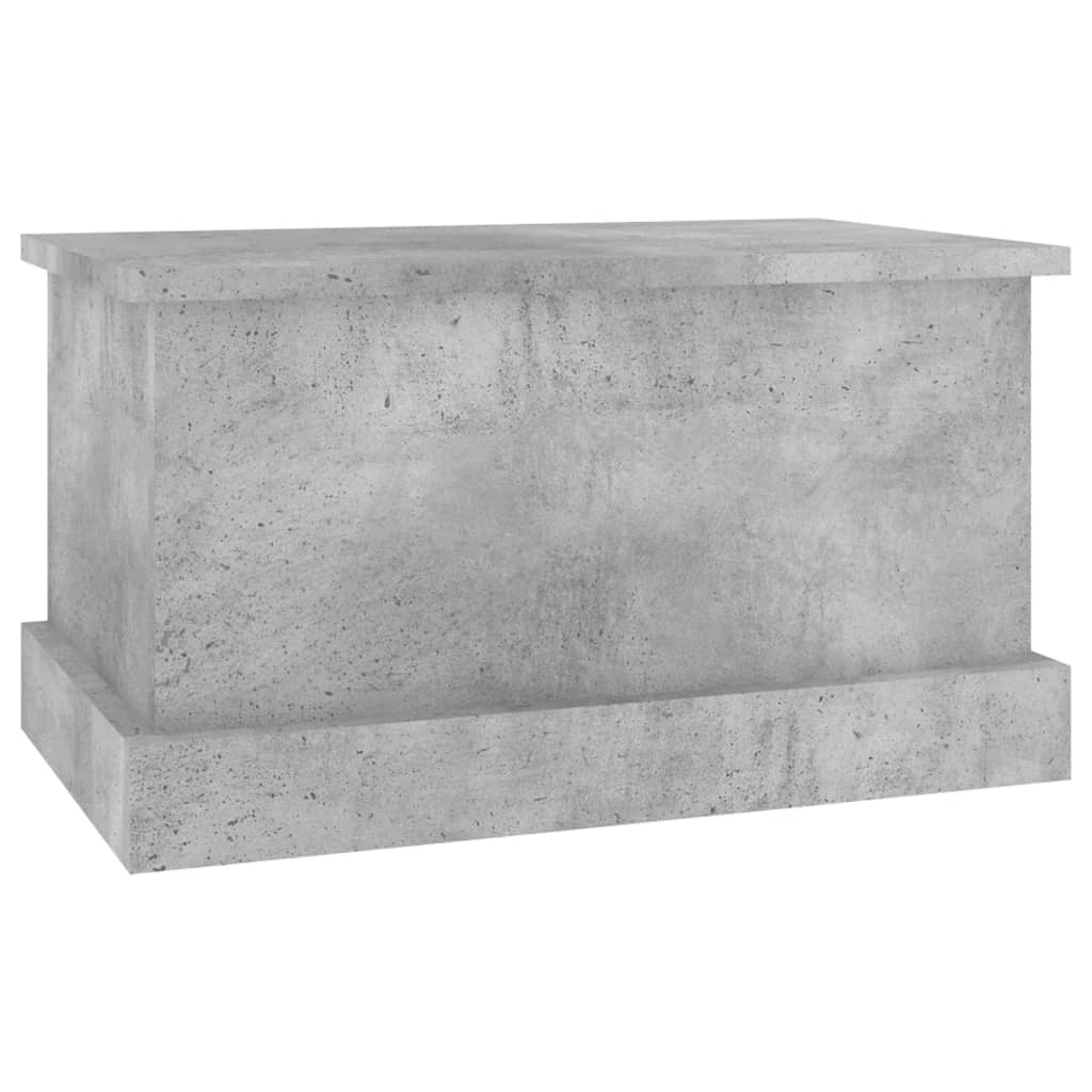 vidaXL Oppbevaringsboks betonggrå 50x30x28 cm konstruert tre