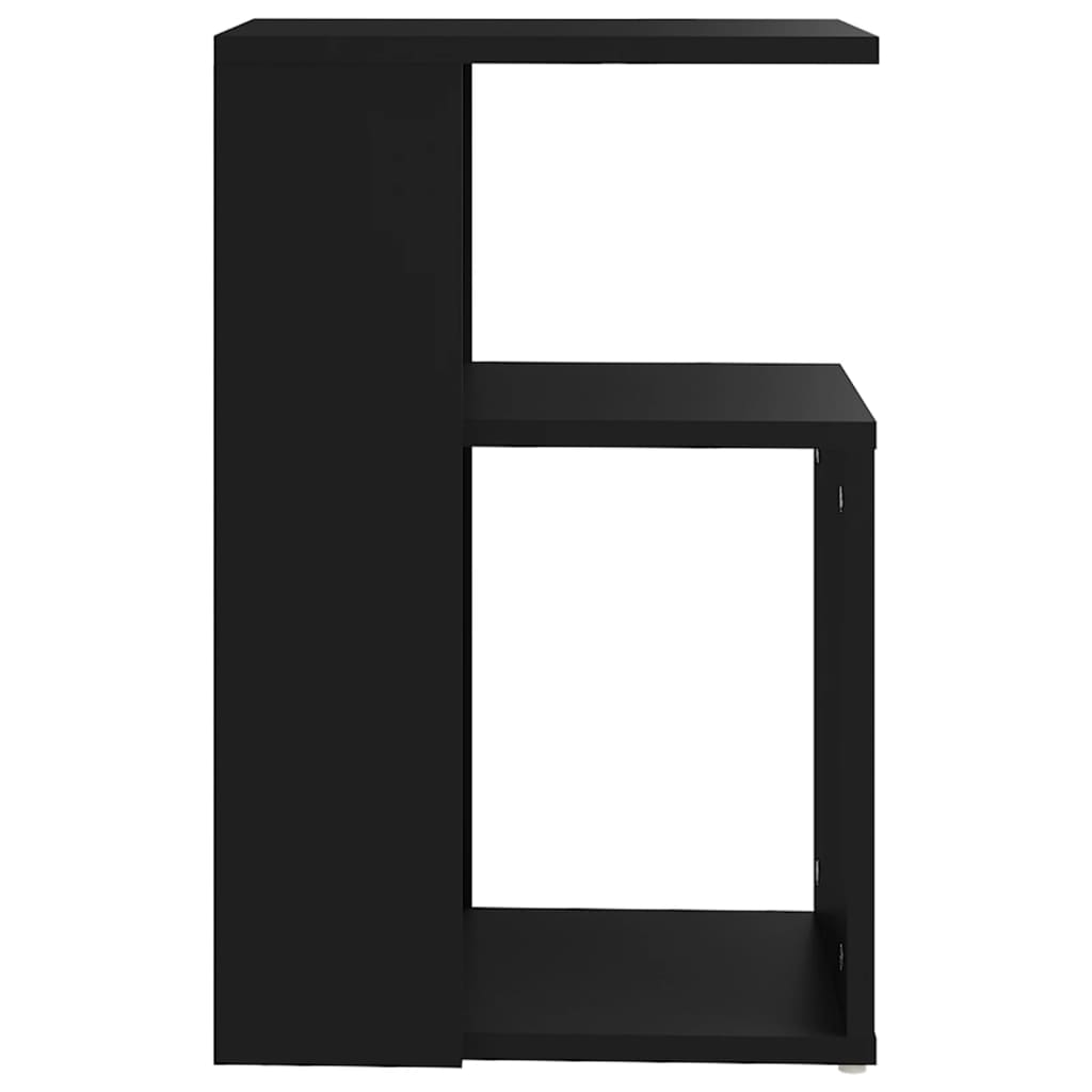 vidaXL Sidebord svart 36x30x56 cm sponplate