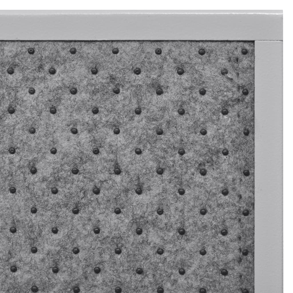 Lysegrå Infrarød Panelovn Metall 400 W 82 x 55 x 2,5 cm