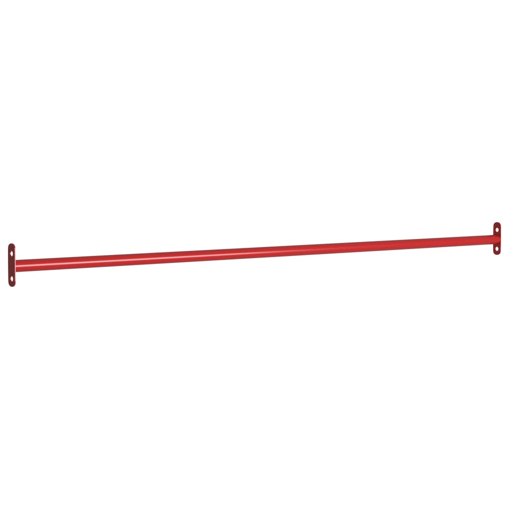 vidaXL Svingstenger 3 stk 125 cm stål rød
