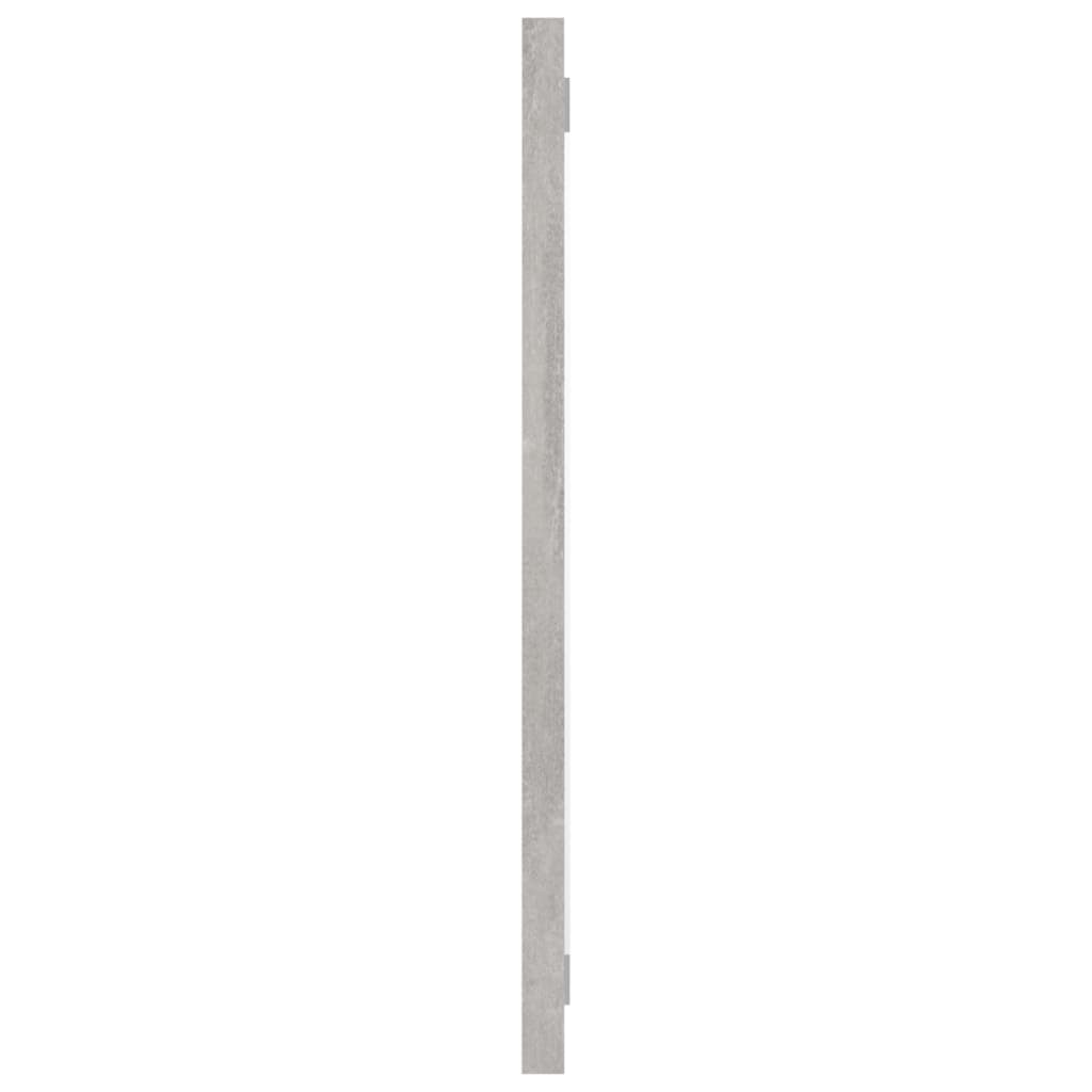 vidaXL Baderomsspeil betonggrå 60x1,5x37 cm sponplate