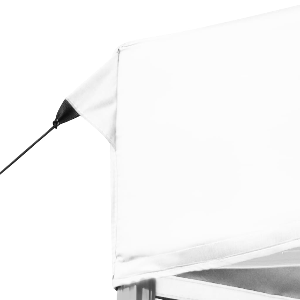 vidaXL Profesjonelt foldbart festtelt aluminium 6x3 m hvit