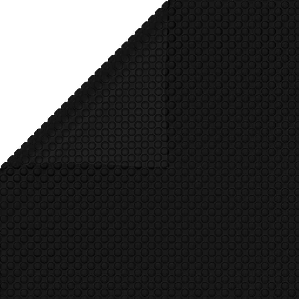 vidaXL Bassengtrekk svart 975x488 cm PE