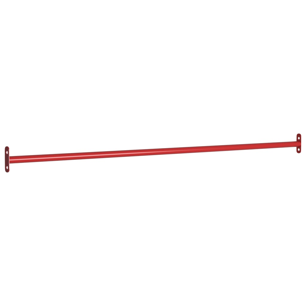 vidaXL Svingstenger 2 stk 125 cm stål rød