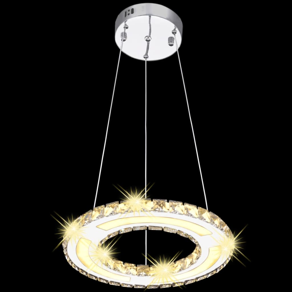 Ringformet LED Krystall Pendel Lampe 13 W