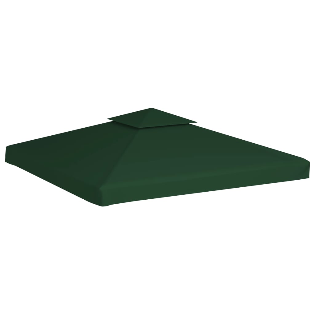 vidaXL Erstatningstrekk for paviljong 310 g/m² grønn 3 x 3 m