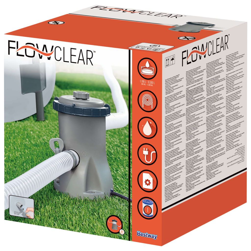 Bestway Filterpumpe for basseng Flowclear 330 gal