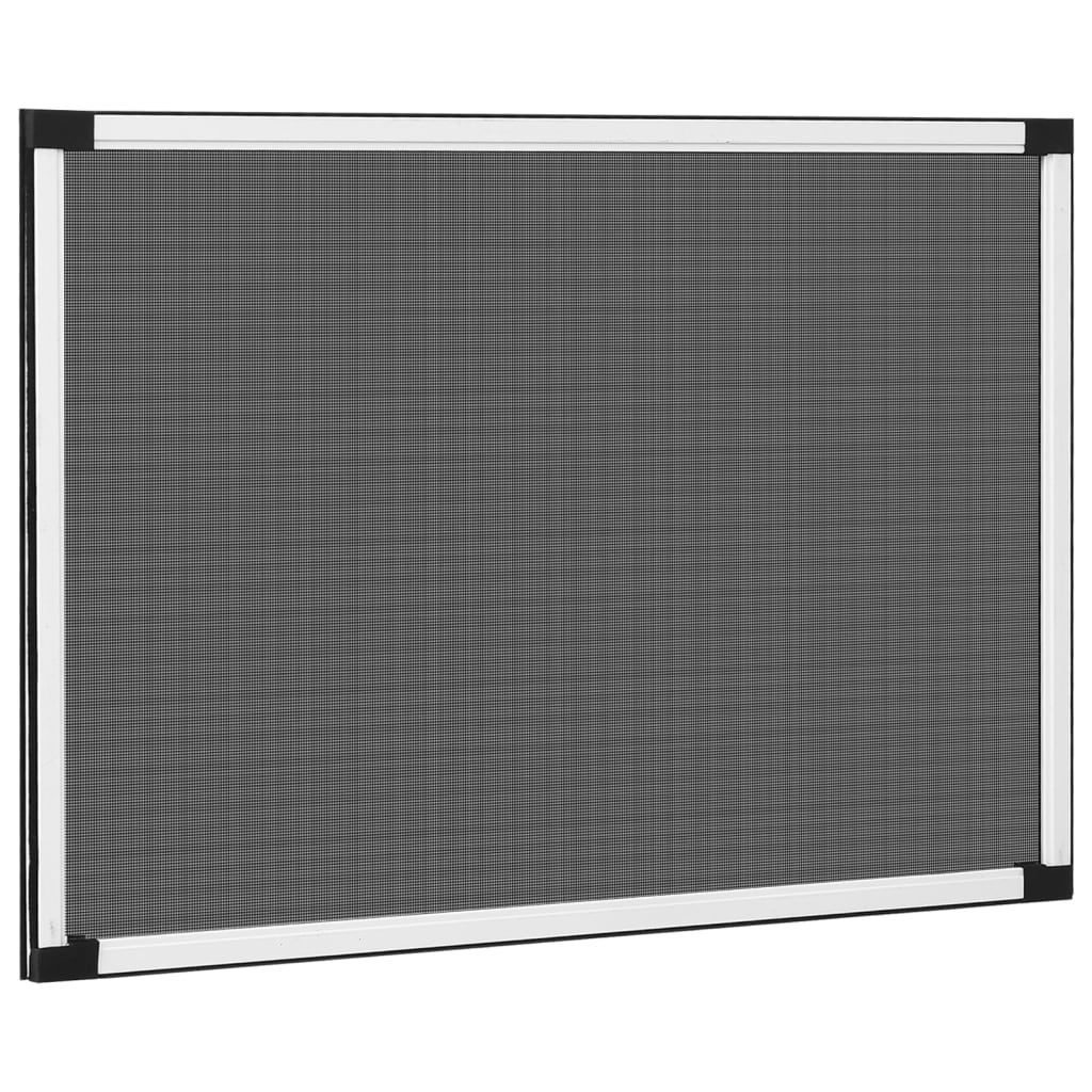 vidaXL Utvidbar insektskjerm for vindu hvit (100-193)x75 cm