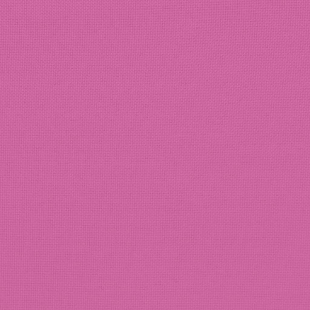 vidaXL Pallepute rosa 60x60x8 cm oxford stoff