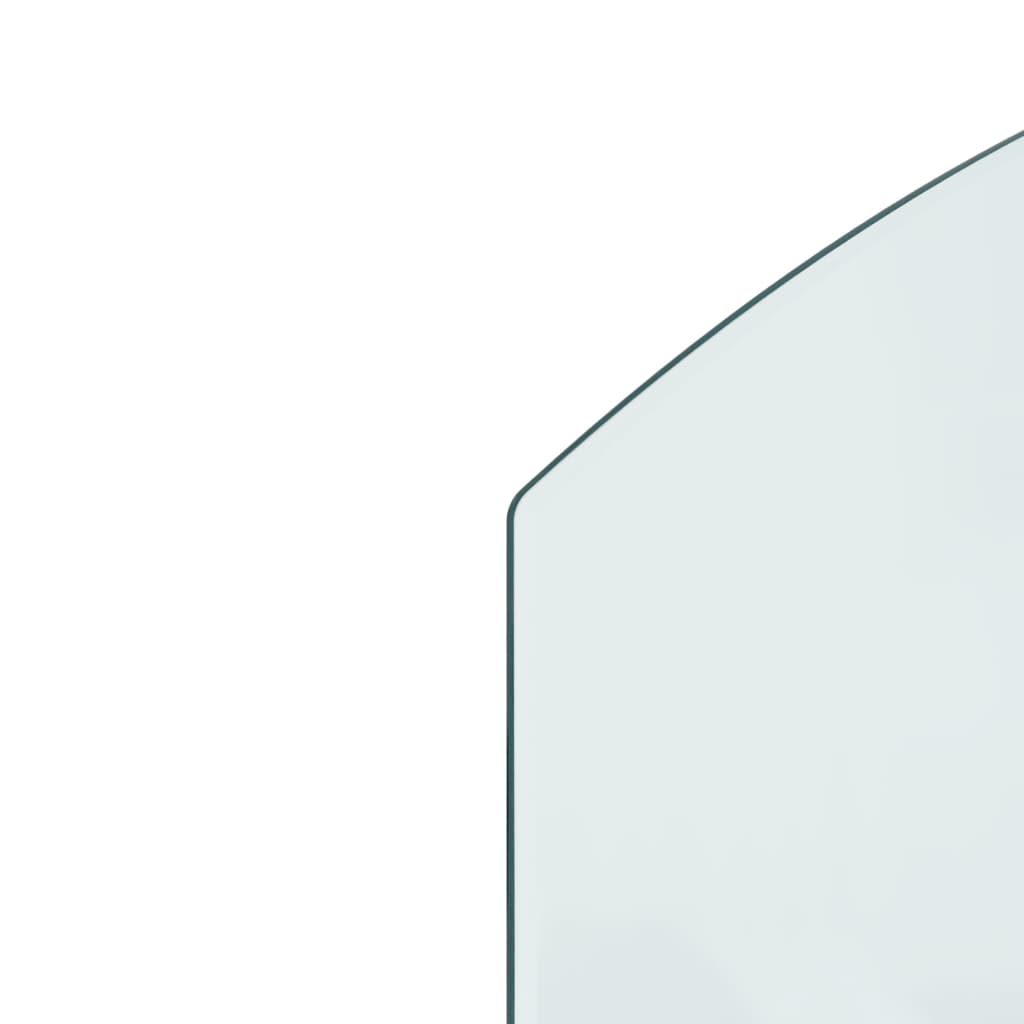 vidaXL Glassplate for peis 80x50 cm