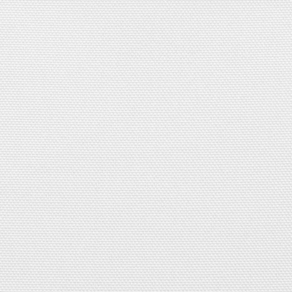 vidaXL Balkongskjerm hvit 75x1000 cm 100% polyester oxford