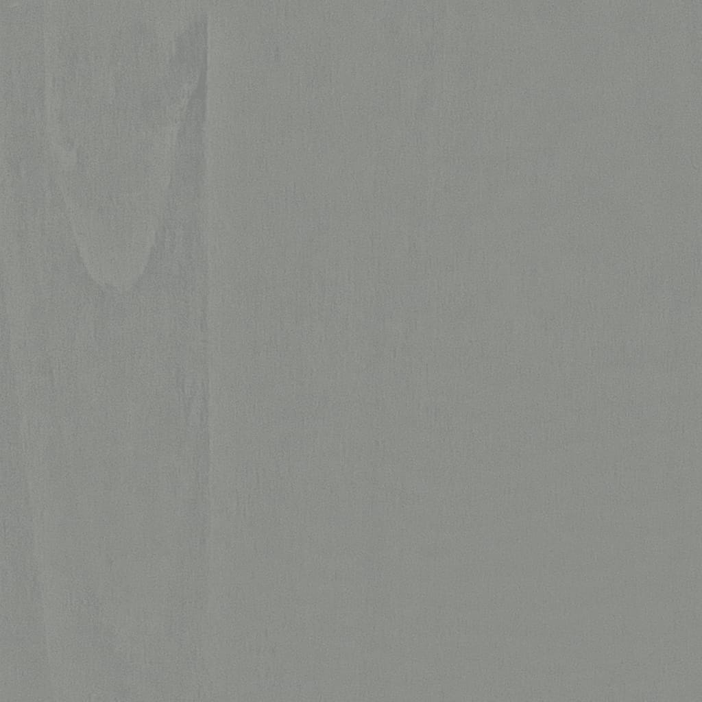 vidaXL Bokhylle Corona grå 112x43x78 cm heltre meksikansk furu