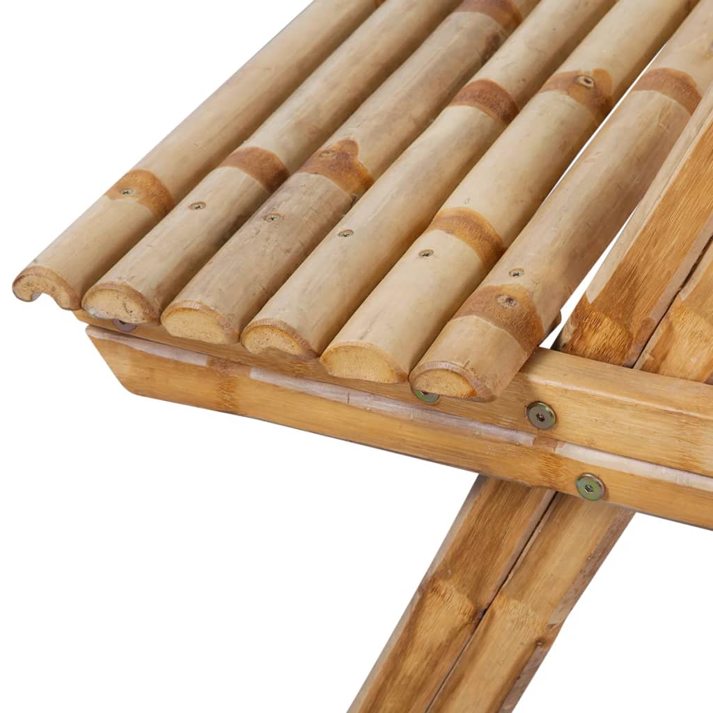 vidaXL Piknikbord 120x120x78 cm bambus
