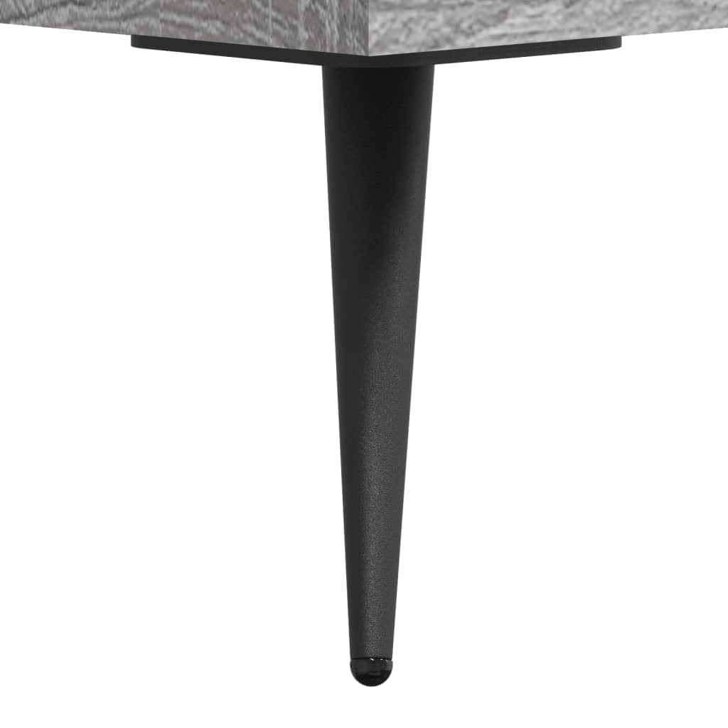vidaXL Nattbord grå sonoma 40x40x66 cm konstruert tre