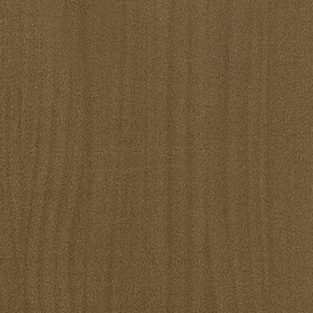 vidaXL Bokhylle/romdeler honningbrun 100x30x135,5 cm heltre furu