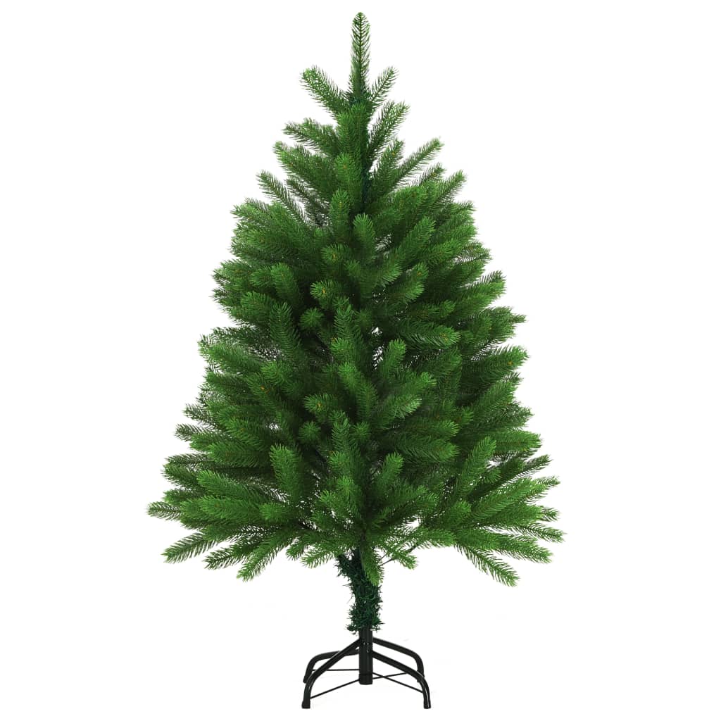 vidaXL Forhåndsbelyst kunstig juletre 120 cm grønn