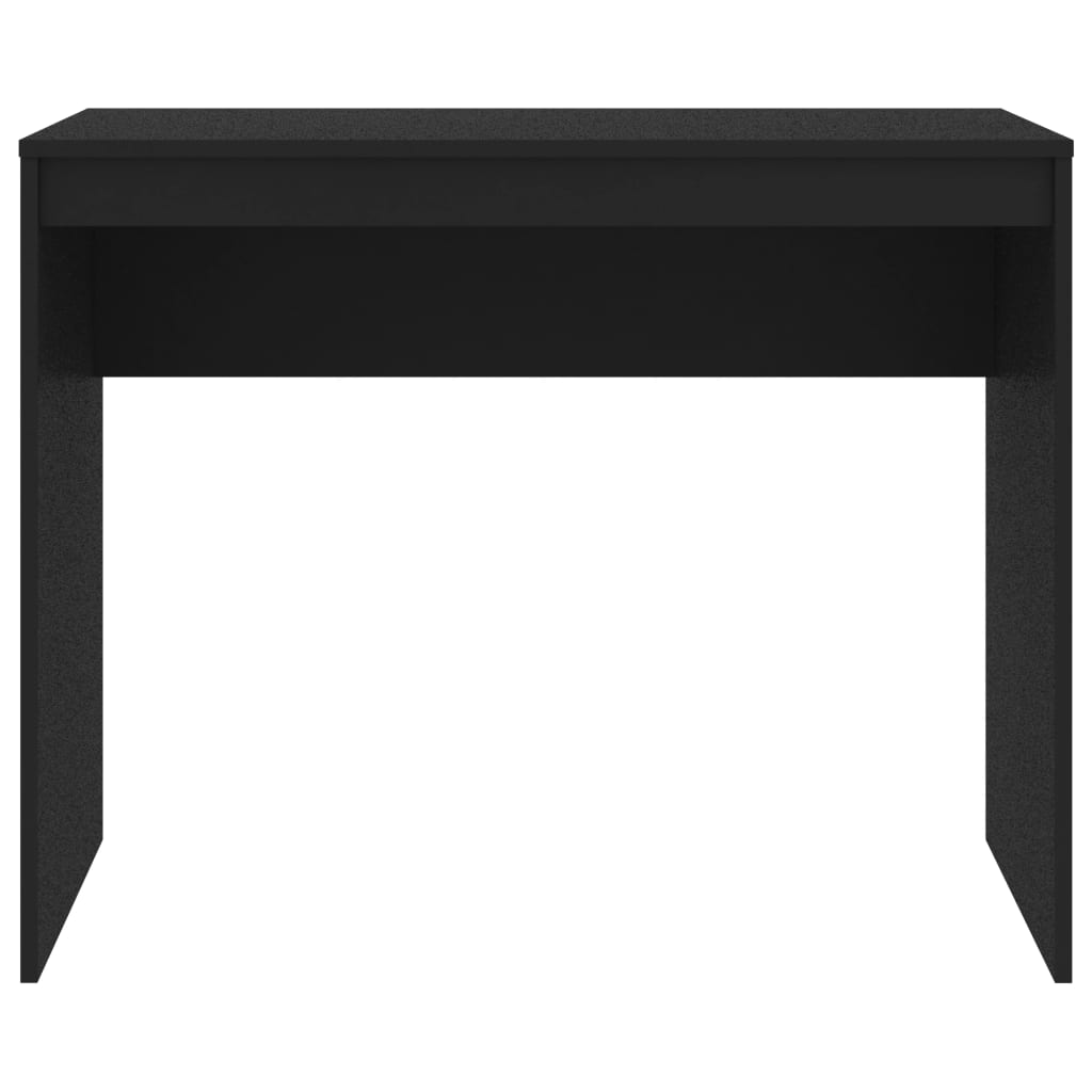 vidaXL Skrivebord svart 90x40x72 cm konstruert tre