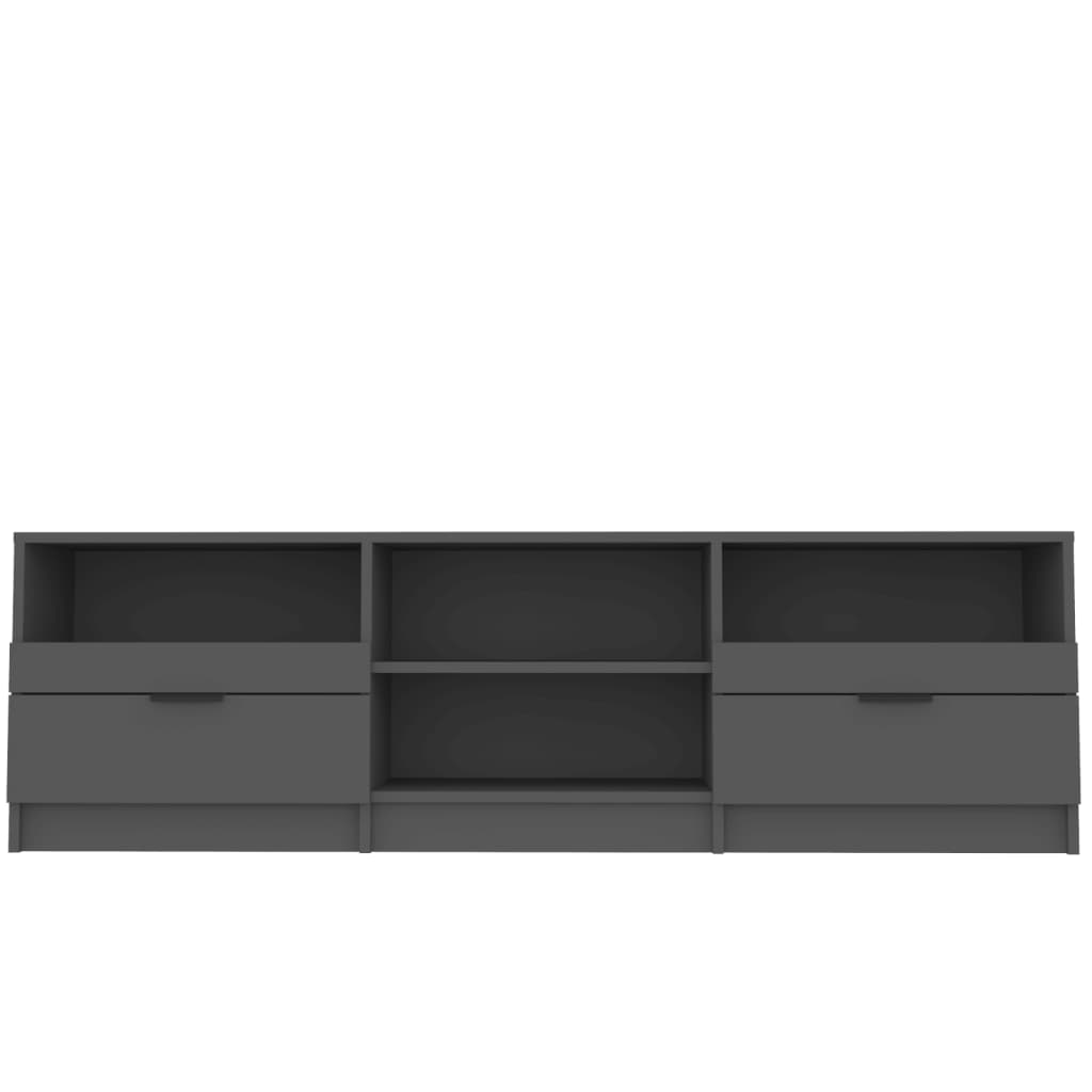 vidaXL TV-benk svart 150x33,5x45 cm konstruert tre