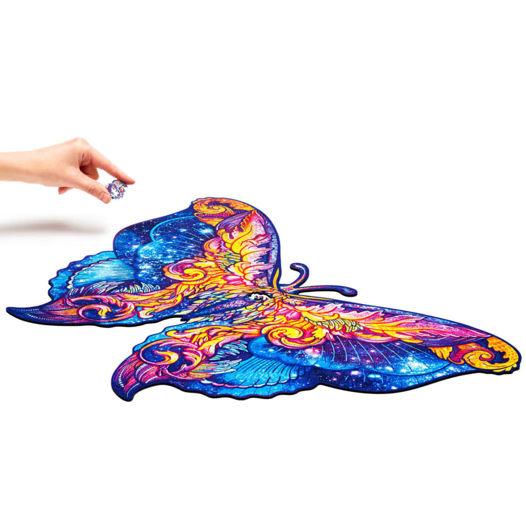 UNIDRAGON Puslespill 700stk Intergalaxy Butterfly Royal Size 60x44cm