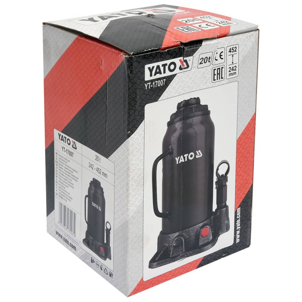 YATO Hydraulisk flaskejekk 20 tonn YT-17007