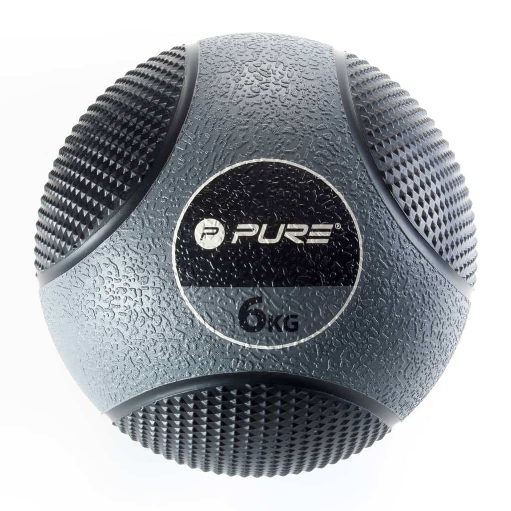 Pure2Improve Medisinball 6 kg grå