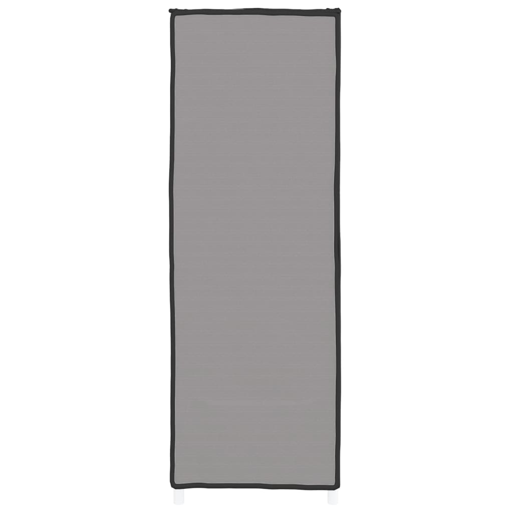 vidaXL Skoskap grå 60x28x90 cm stoff