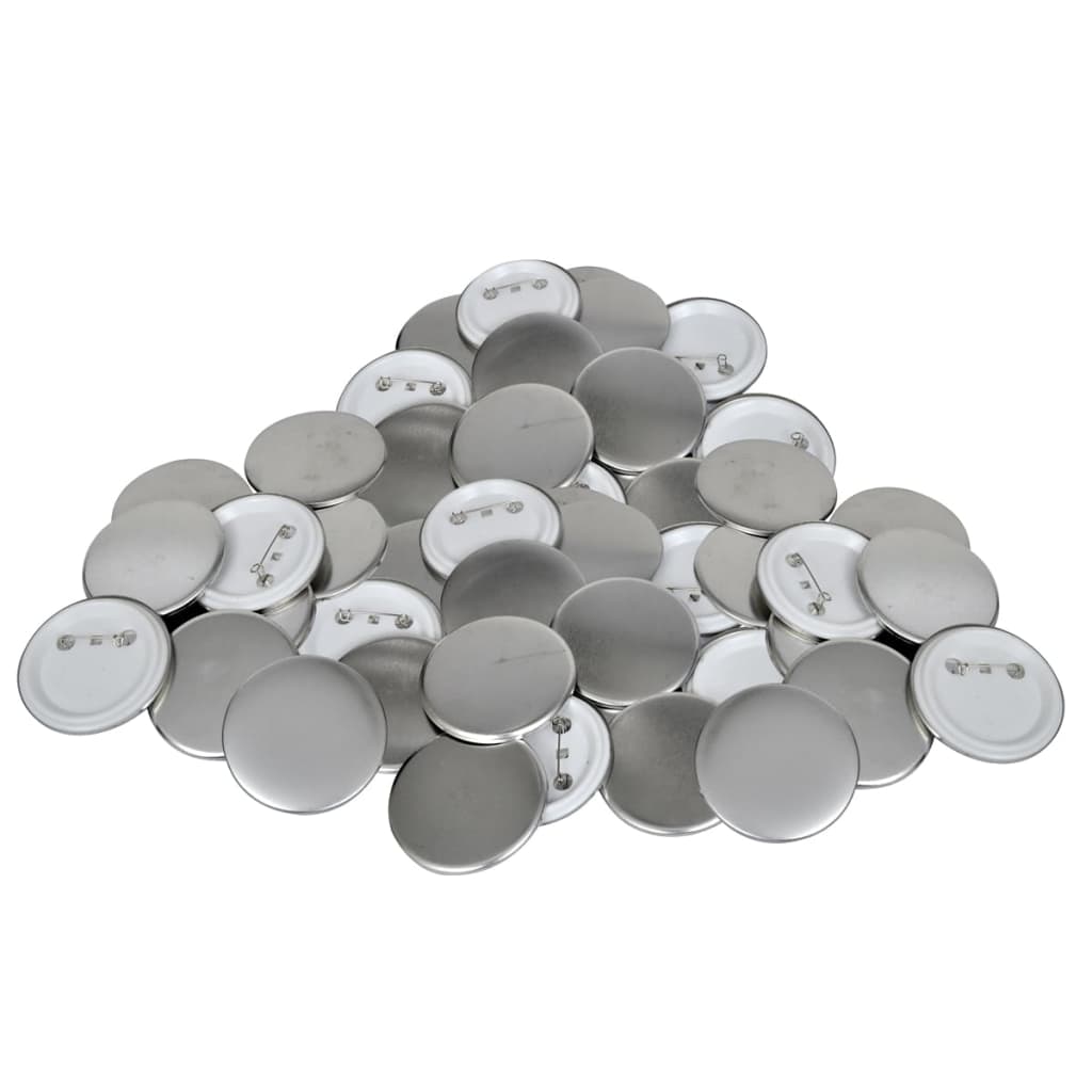 vidaXL Buttonsmaskin 500 buttonsdeler med nål 25 mm roterende stempel