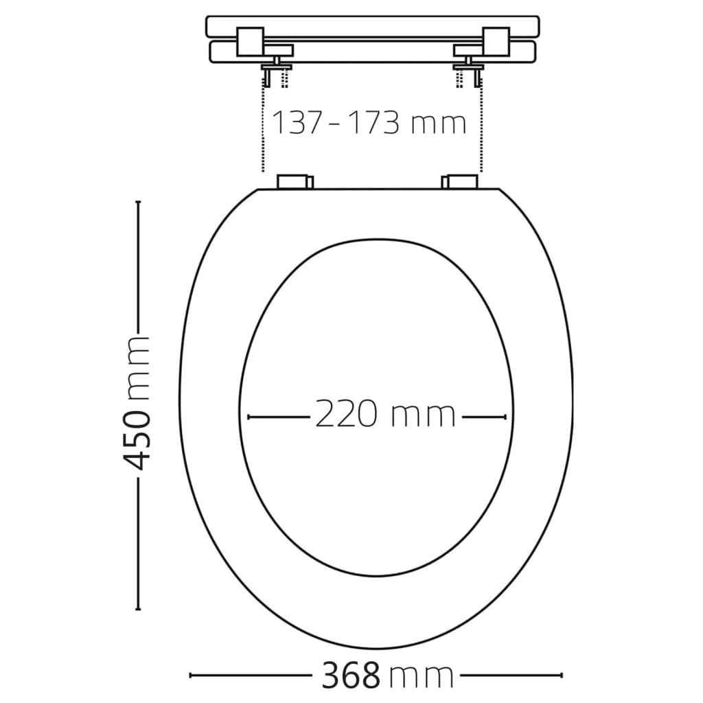 RIDDER Toalettsete soft-close Premium hvit A0070700