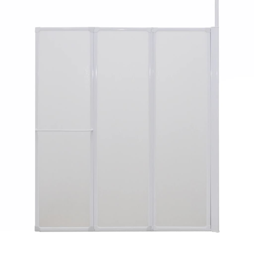 vidaXL Dusjskjerm L-formet 4 paneler 120x70x137 cm