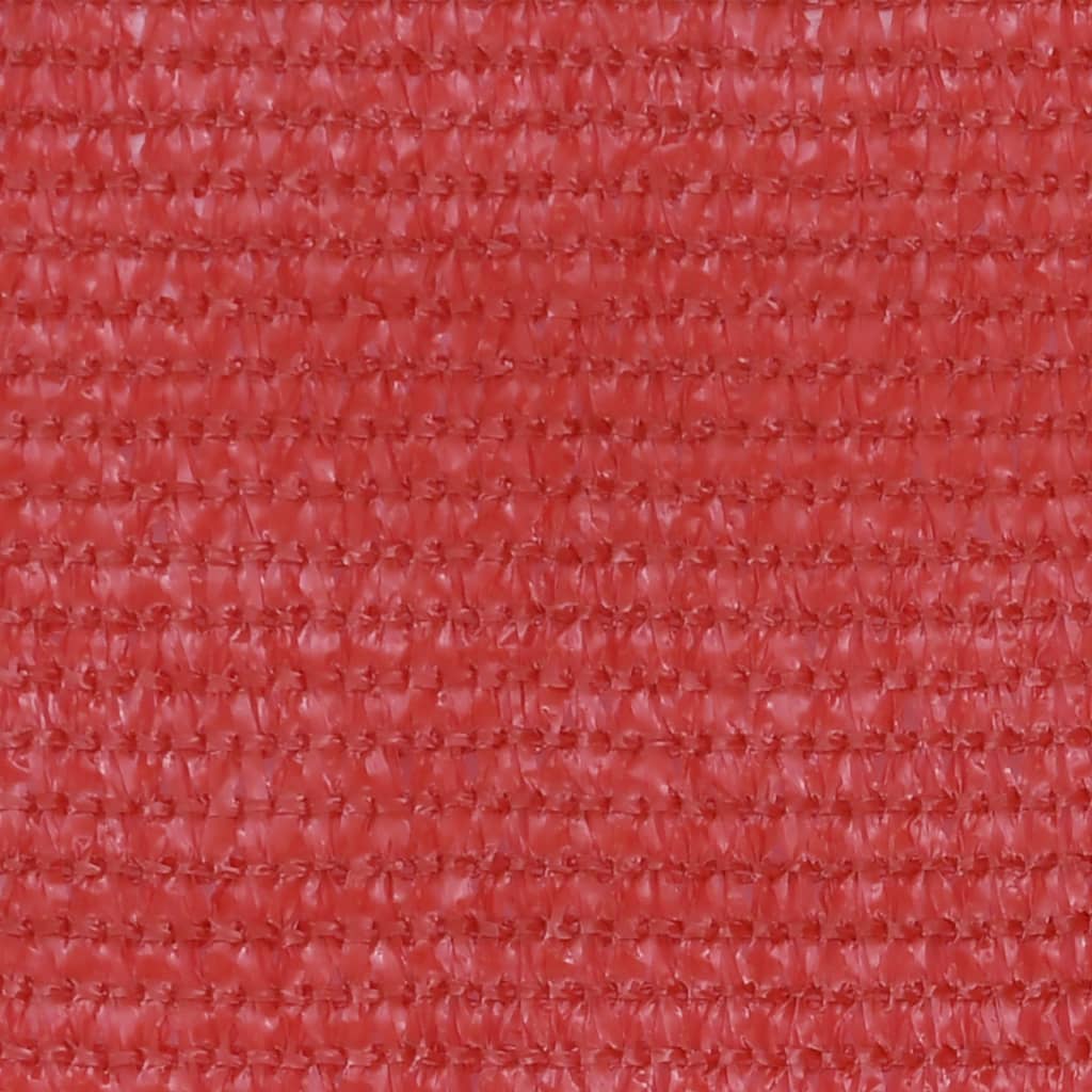 vidaXL Balkongskjerm rød 120x300 cm HDPE